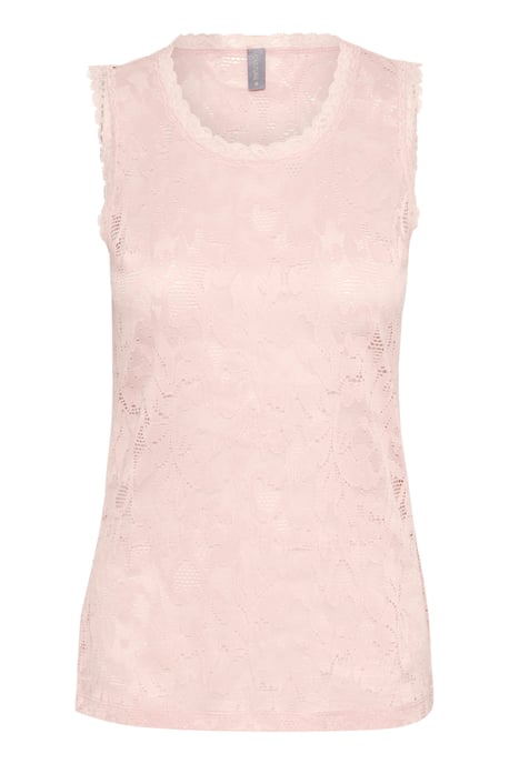 Mouwloos shirt Relaxed fit Pale Mauve rose - Image 4