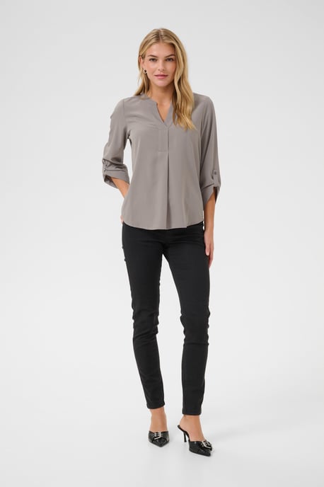 Blouse met korte mouwen Regular fit Steeple Gray grey - Image 2