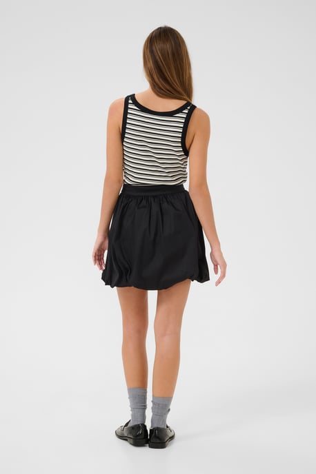 Jersey top Slim fit Ova black stripe black white - Image 2