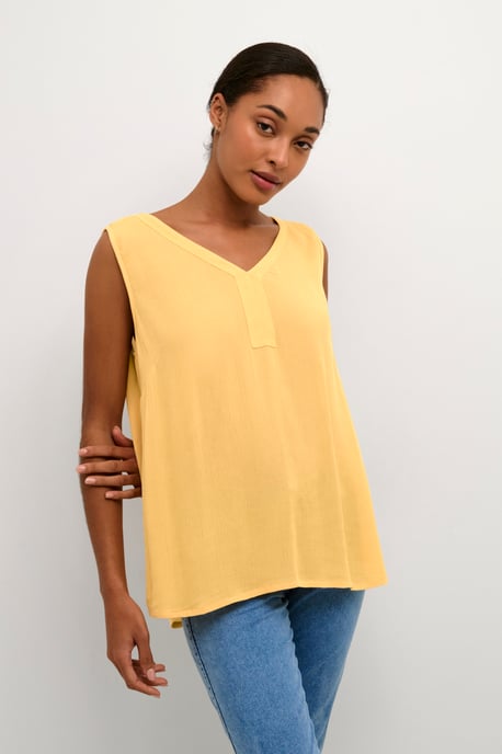 Top Regular fit Ochre yellow - Image 2