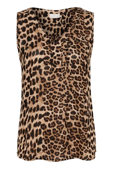 Mouwloos shirt Regular fit Classic Leopard - Image 4