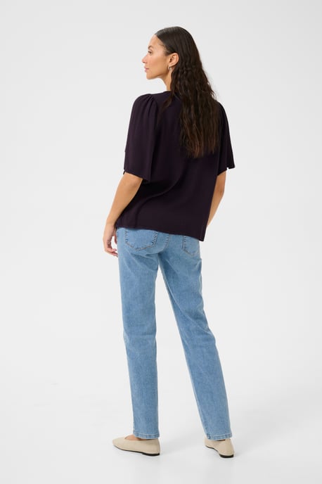 Blouse met korte mouwen Loose fit Dawn Purple - Image 4