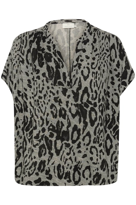 Blouse met korte mouwen Loose fit Moonstruck / Black Animal - Image 4
