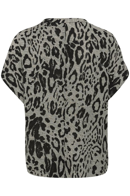 Blouse met korte mouwen Loose fit Moonstruck / Black Animal - Image 5