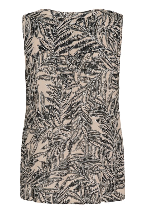 Mouwloos shirt Regular fit Straw/Chalk/Black Petit Fleur - Image 2
