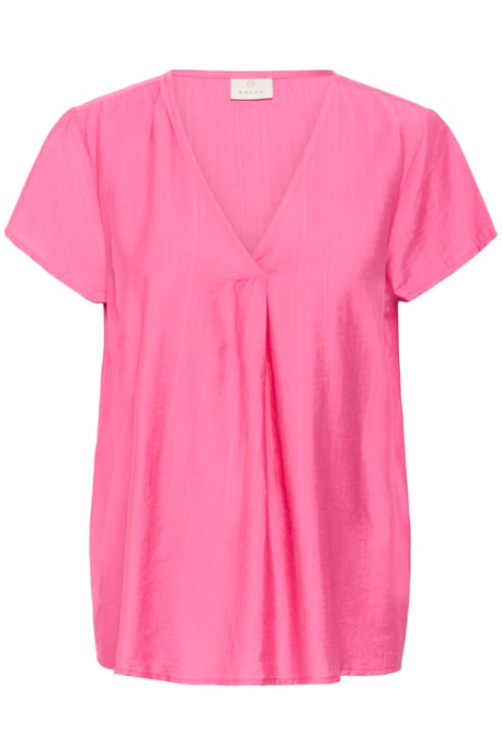 Blouse met korte mouwen Regular fit Azalea Pink CC pink - Image 4