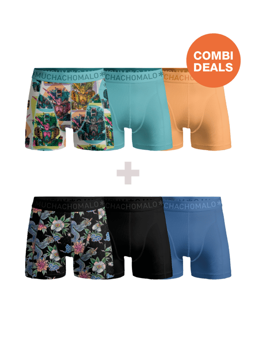 Muchachomalo Heren Boxershorts - 3+3 Pack - Mannen Onderbroeken - Image 1