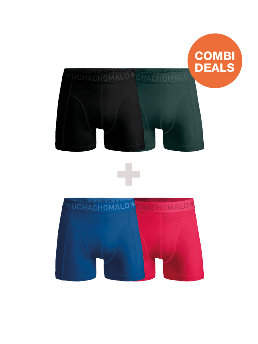 Muchachomalo Heren Boxershorts - 2+2 Pack - Mannen Onderbroeken - Image 1