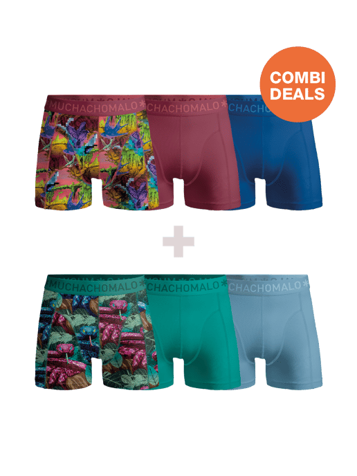 Muchachomalo Heren Boxershorts - 3+3 Pack - Mannen Onderbroeken - Image 1