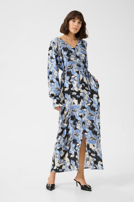 Jurk Loose fit Black/Blue Graphic Strokes - Image 2