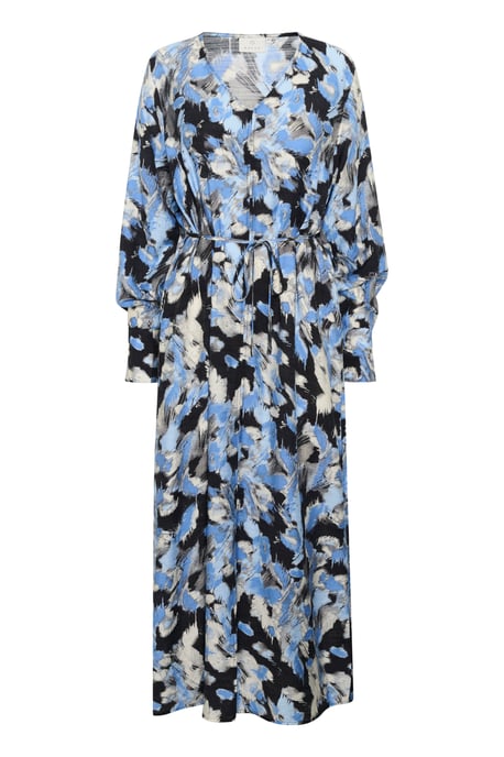 Jurk Loose fit Black/Blue Graphic Strokes - Image 4