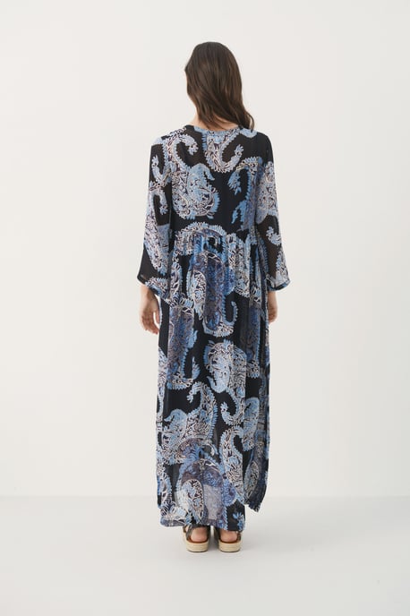 Jurk Relaxed fit Dark Navy Paisley dark blue - Image 4