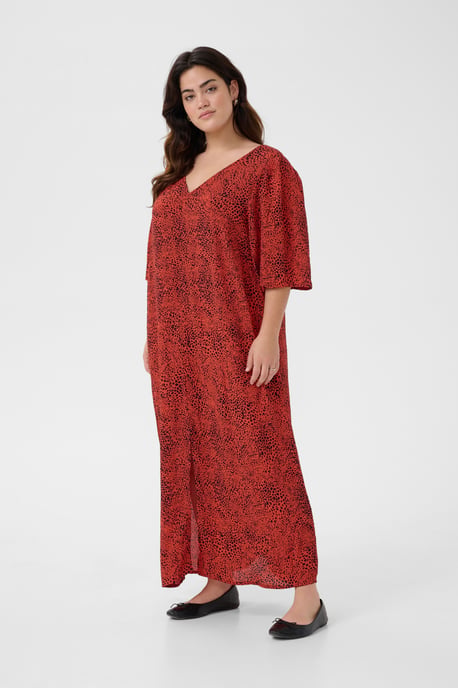 Jurk A-shape Grenadine Graphic Animal multicolour - Image 2