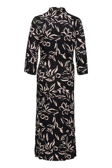 Jurk Loose fit Black/Sand Painted Flower black offwhite - Image 5