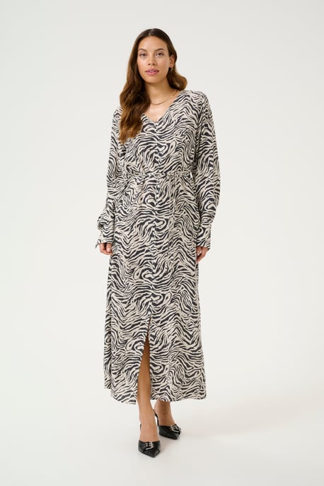 Jurk Loose fit Black Oyster/Moonstruck Animal dark grey - Image 2