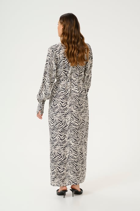 Jurk Loose fit Black Oyster/Moonstruck Animal dark grey - Image 3