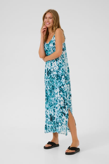 Jurk Regular fit Teal Leopard Print teal - Image 2