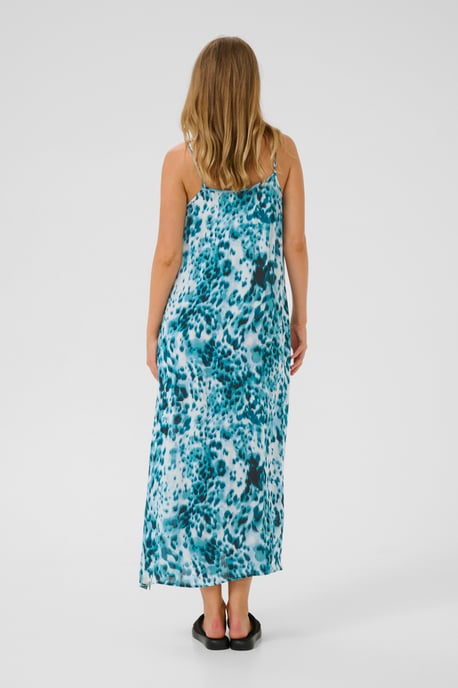 Jurk Regular fit Teal Leopard Print teal - Image 3