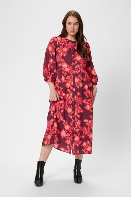 Jurk Regular fit Red Tone Graphic Print - Image 3