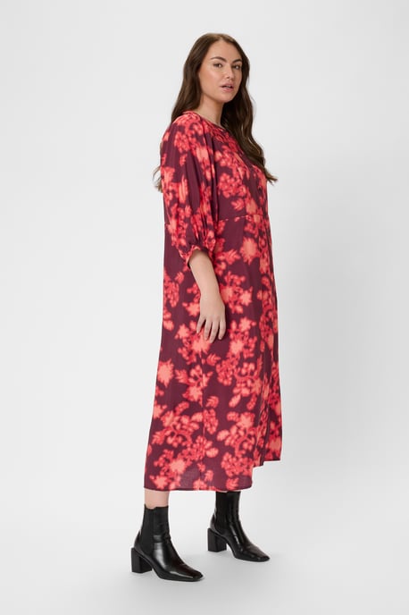 Jurk Regular fit Red Tone Graphic Print - Image 4