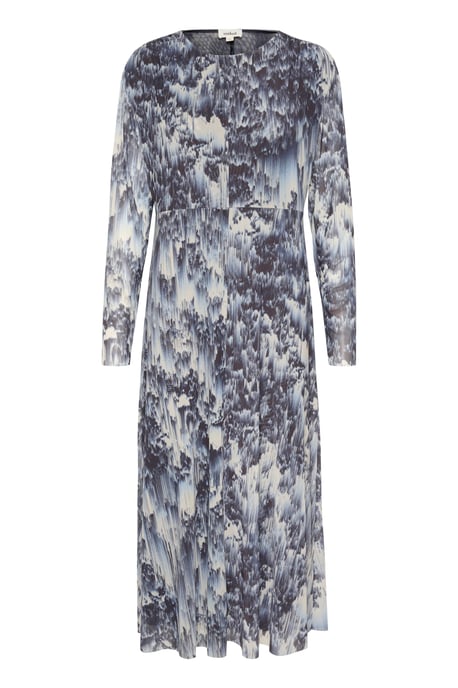 Jersey jurk A-shape Dark Navy Landscape Print multicolour - Image 4
