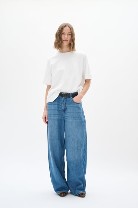Jeans Boyfriend fit Washed Denim blue - Image 4