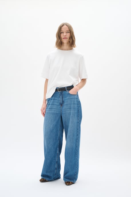 Jeans Boyfriend fit Washed Denim blue - Image 5