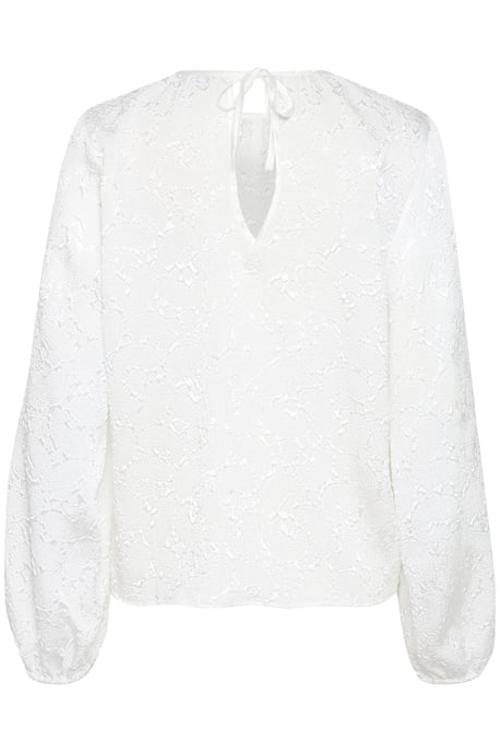 Blouse met lange mouwen Regular fit Chalk CC - Image 5