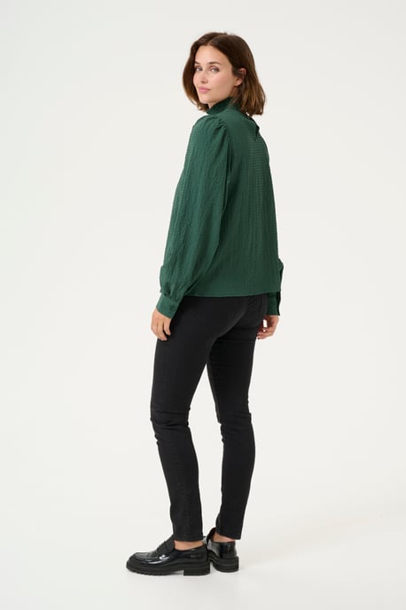 Blouse met lange mouwen Regular fit Garden Topiary green - Image 2