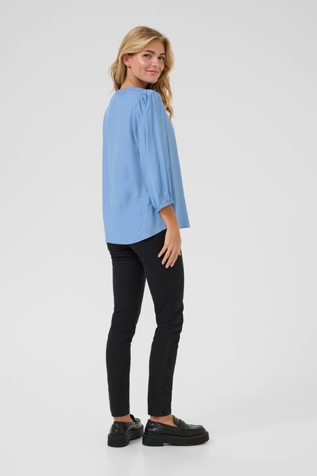 Blouse met lange mouwen Regular fit Silver Lake Blue CC blue - Image 2