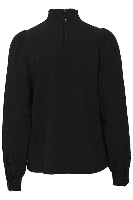 Blouse met lange mouwen Regular fit Black Deep - Image 5
