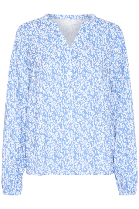 Blouse met lange mouwen Loose fit Blue/Chalk Graphic Print blue white - Image 4