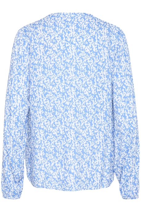 Blouse met lange mouwen Loose fit Blue/Chalk Graphic Print blue white - Image 5