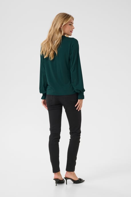 Blouse met lange mouwen Regular fit Ponderosa Pine dark green - Image 2