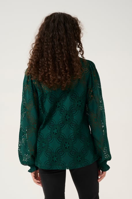 Blouse met lange mouwen Relaxed fit Botanical Garden - Image 3