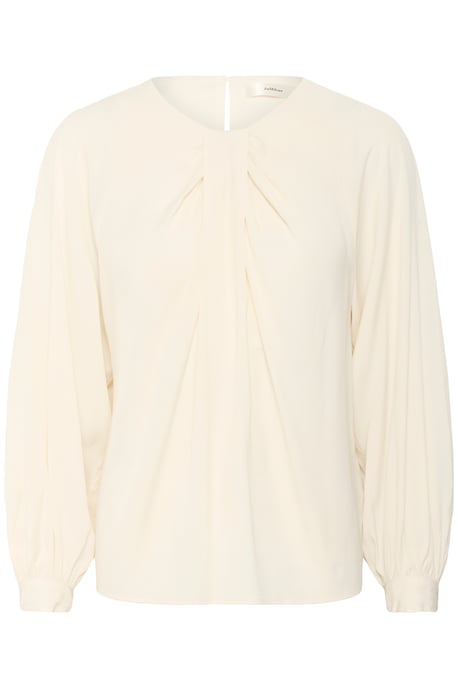 Blouse met lange mouwen Regular fit Whisper White - Image 4