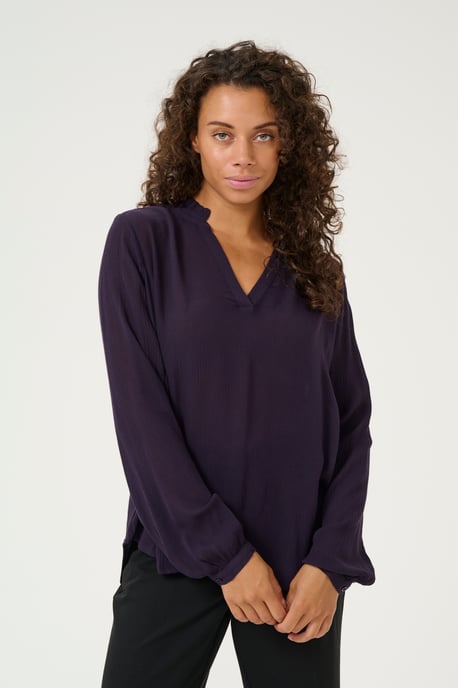 Blouse met lange mouwen Regular fit Dawn Purple - Image 3