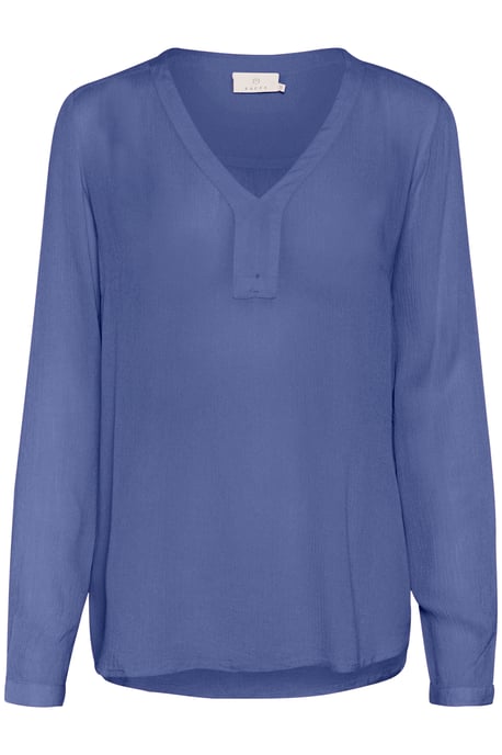 Blouse met lange mouwen Regular fit Blue Indigo - Image 5