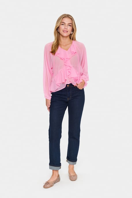 Blouse met lange mouwen Loose fit Begonia Pink pink - Image 1