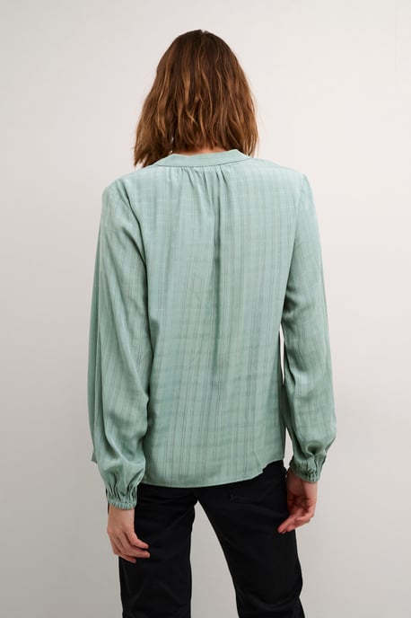 Blouse met lange mouwen A-shape BalsamGreen C. green - Image 3