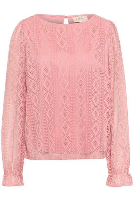 Blouse met lange mouwen Regular fit Blush rose - Image 4