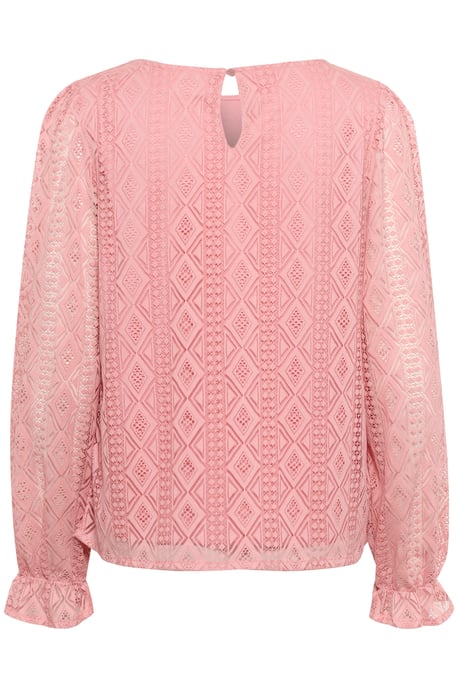 Blouse met lange mouwen Regular fit Blush rose - Image 5
