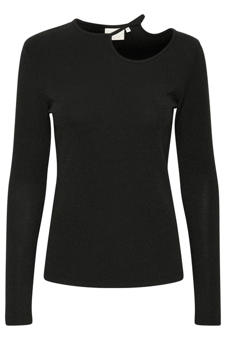 Blouse met lange mouwen Slim fit Black Deep - Image 4