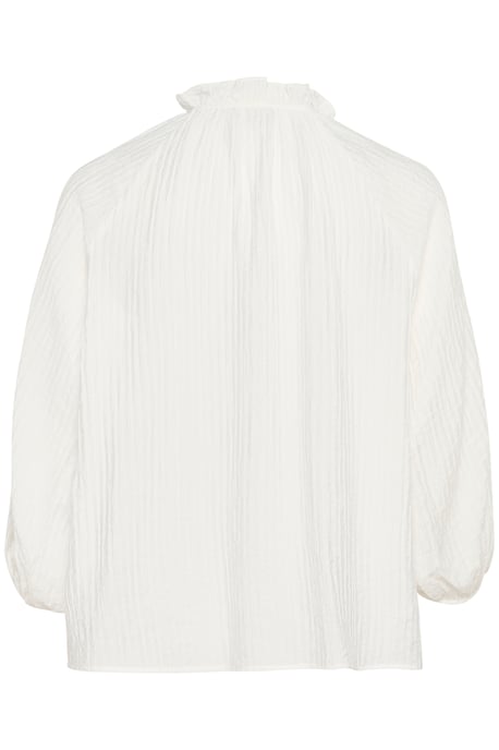 Blouse met lange mouwen Loose fit Chalk white - Image 5
