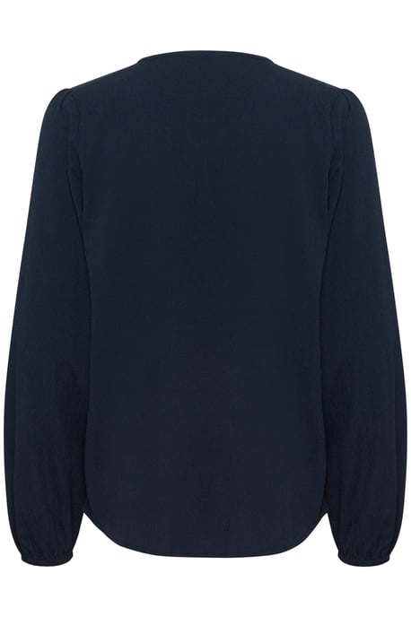 Blouse met lange mouwen Regular fit Midnight Marine - Image 5