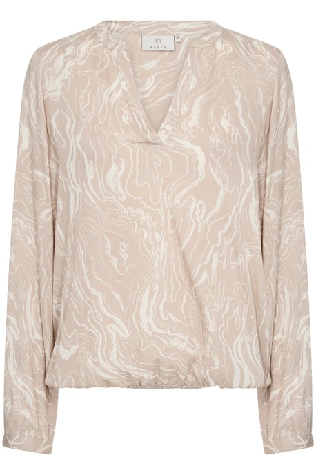 Blouse met lange mouwen Regular fit Feather Gray,Chalk Print grey white - Image 4