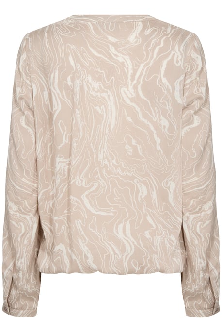 Blouse met lange mouwen Regular fit Feather Gray,Chalk Print grey white - Image 5