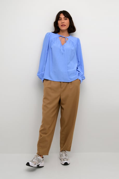Blouse met lange mouwen Regular fit Vista Blue - Image 1