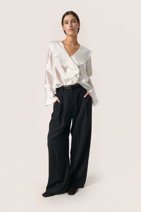 Blouse met lange mouwen Loose fit Whisper White - Image 1