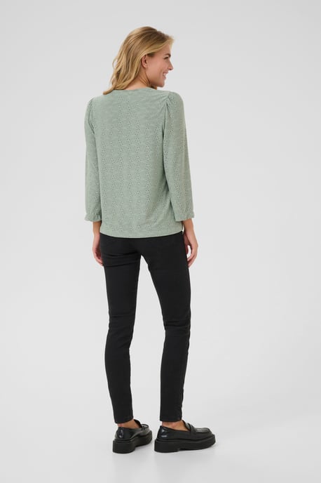 Blouse met lange mouwen Regular fit Lily Pad CC light green - Image 2